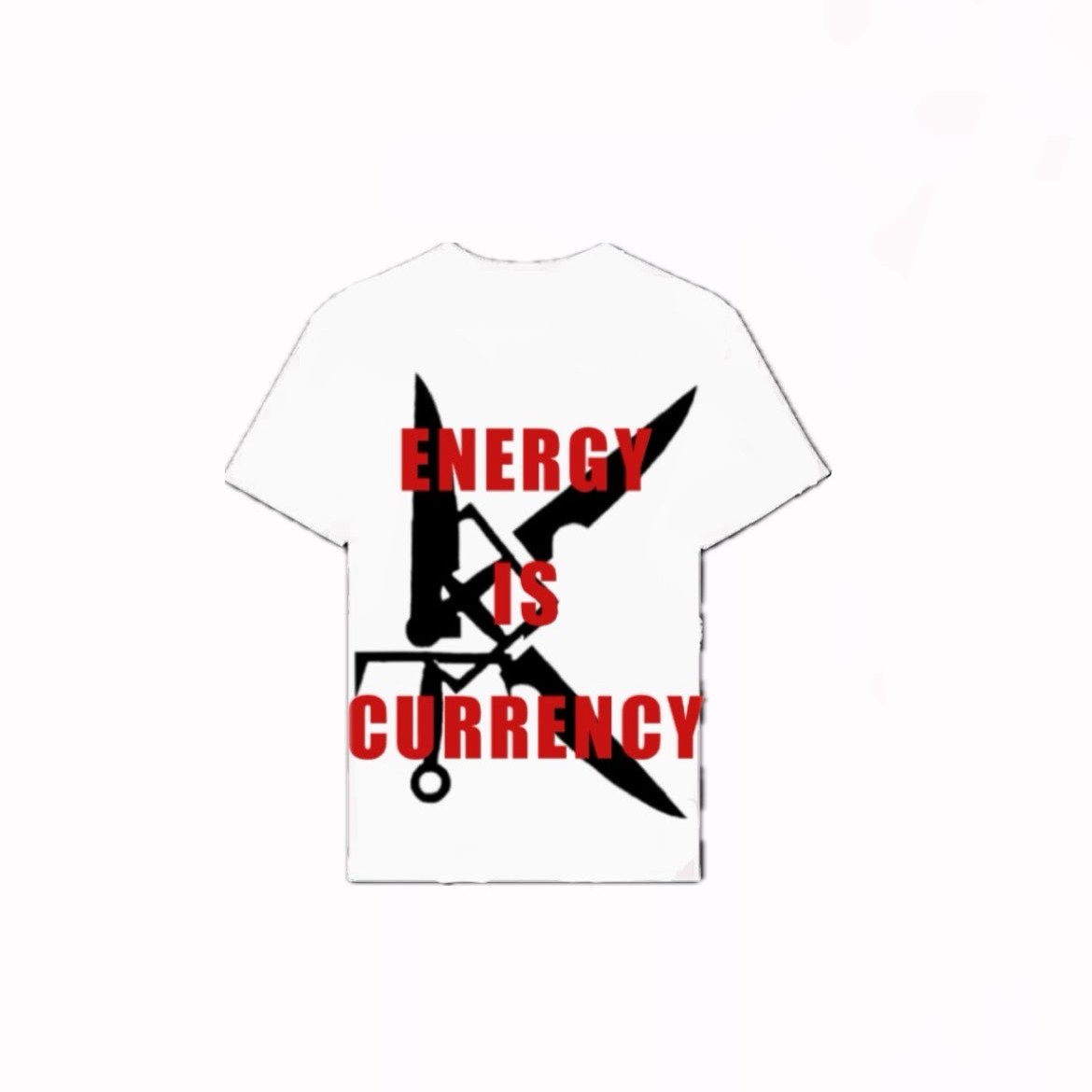 Energy is Currency Tee (red/white)