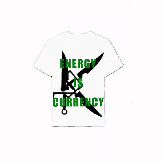 Energy is Currency Tee (green/white)